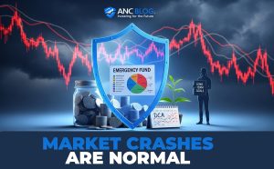 Market crashes are normal